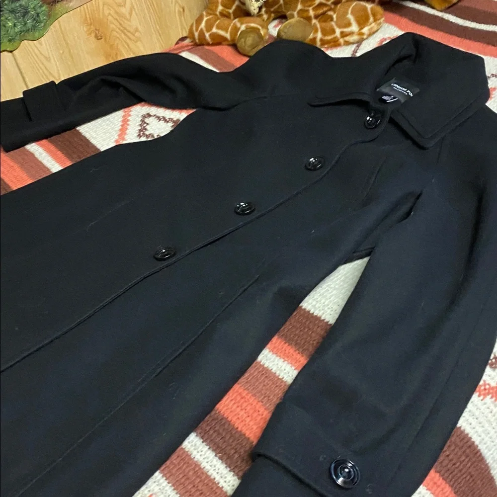 London Fog Elegant Black Coat - Picture 3 of 10